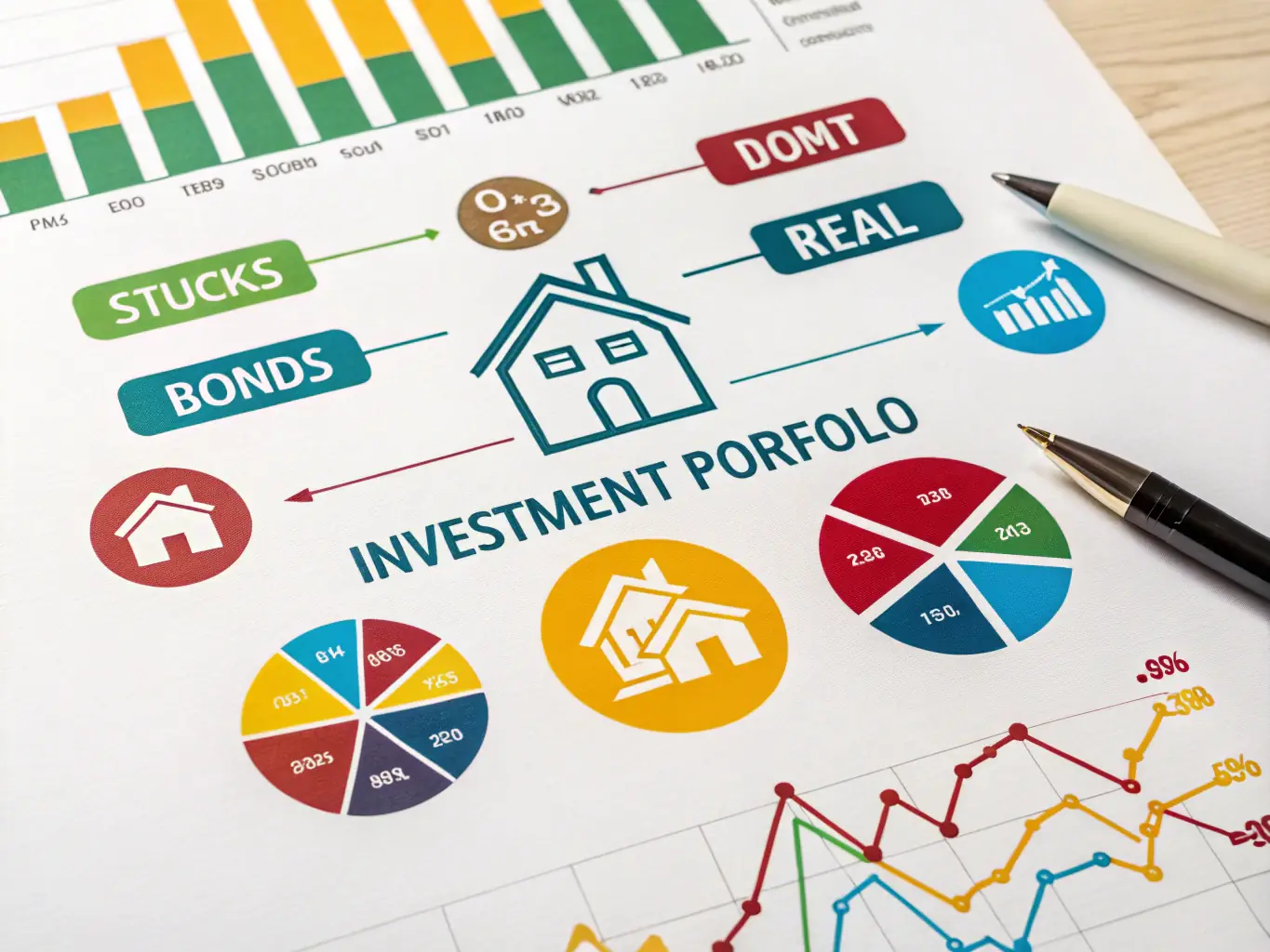 A visual representation of the risk management strategies employed by the Taurobot PAMM Fund, showcasing diversification and algorithmic risk control.